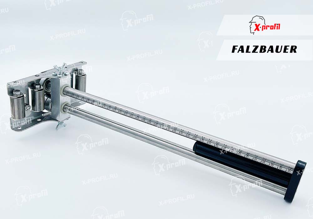 Фотография Ручной роликовый листогиб Falzbauer 4B35 (4 опорных ролика)
