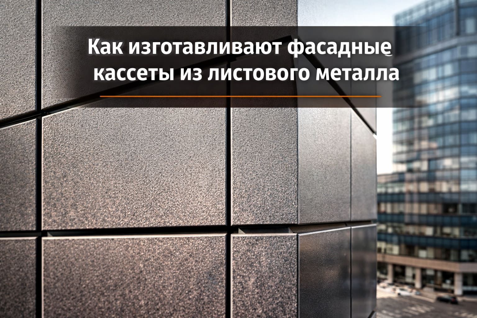 Как изготавливают фасадные кассеты из листового металла
